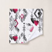 愛、釣り網、パッチワーク バスタオルセット (ウォッシュタオル)