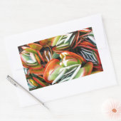 愛_ 長方形シール (封筒)