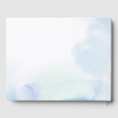 愛 | 青いハートと水の結婚色 ゲストブック (裏面)