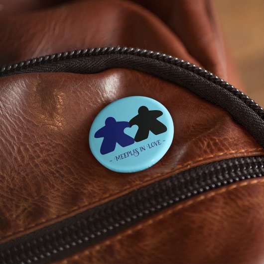 愛、青、黒のミートーボタン 缶バッジ