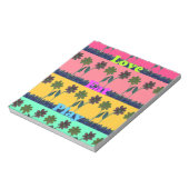 愛 食 遊び アートプリント ノートパッド (回転)