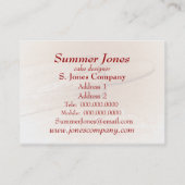 愛…麺棒の名刺と焼けること 名刺 (裏面)