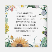 愛、1コリント13:4、 マグネット (正面)