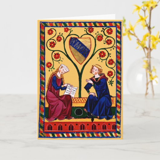 愛- Amor カード (黄色い花)