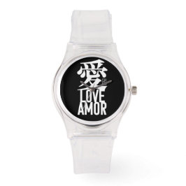 愛。Amor。Love. 腕時計
