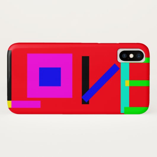 愛 Case-Mate iPhoneケース (裏面(横))