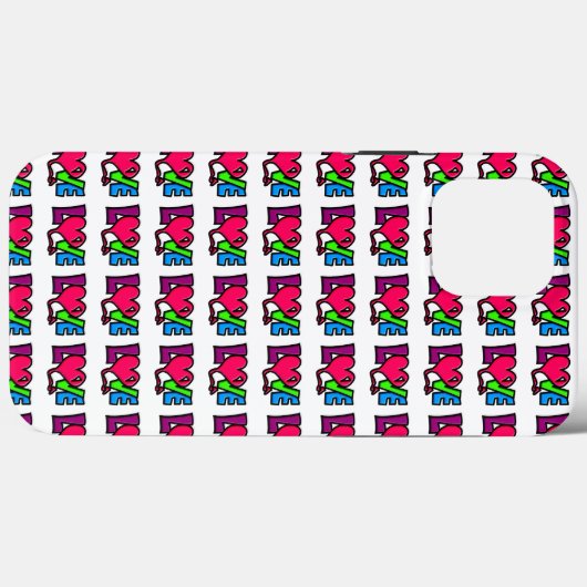 愛 Case-Mate iPhoneケース (裏面 (横))