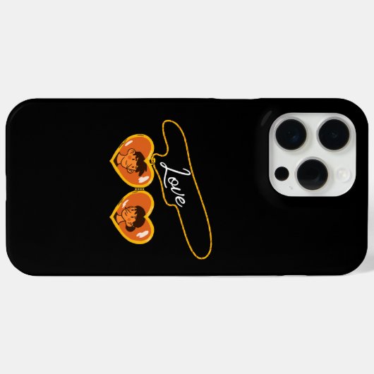 愛 Case-Mate iPhoneケース (裏面 (横))