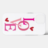 愛 Case-Mate iPhoneケース (裏面 (横))