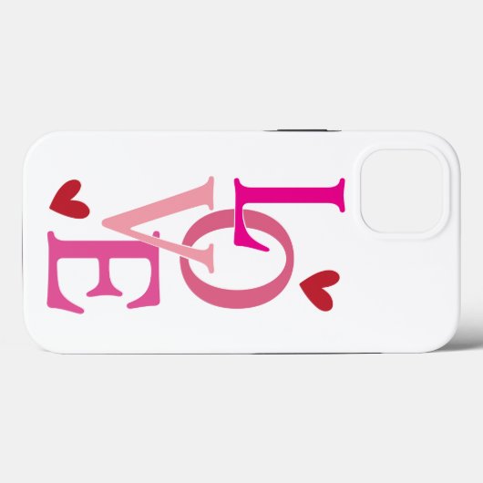 愛 Case-Mate iPhoneケース (裏面 (横))