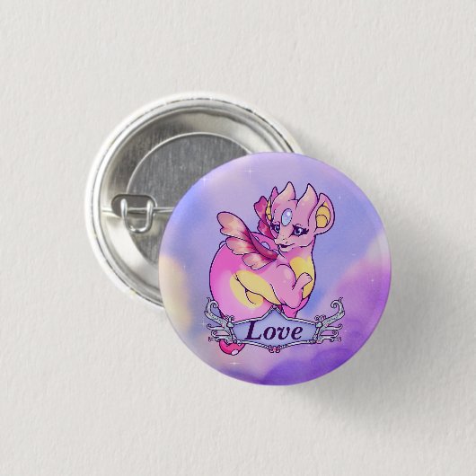 愛 – Draginie. 缶バッジ (正面&裏面)