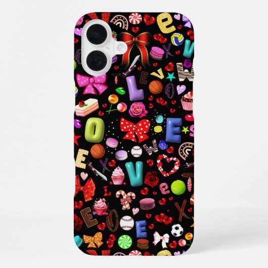 愛 iPhoneケース (裏面)