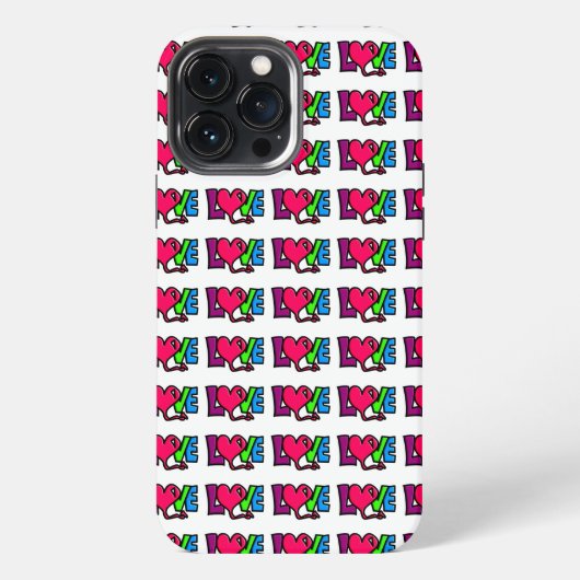 愛 iPhoneケース (裏面)