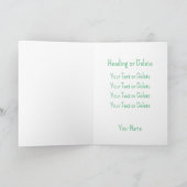 愛 Ireland クローバー シャムロック ミニマル オールシーズン カード (内部)