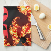 愛.png キッチンタオル (四つ折り)