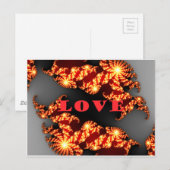 愛.png ポストカード (正面/裏面)