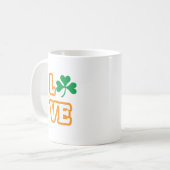 "愛" (SAINT PATRICK'S EDITION)マグ コーヒーマグカップ (正面左)