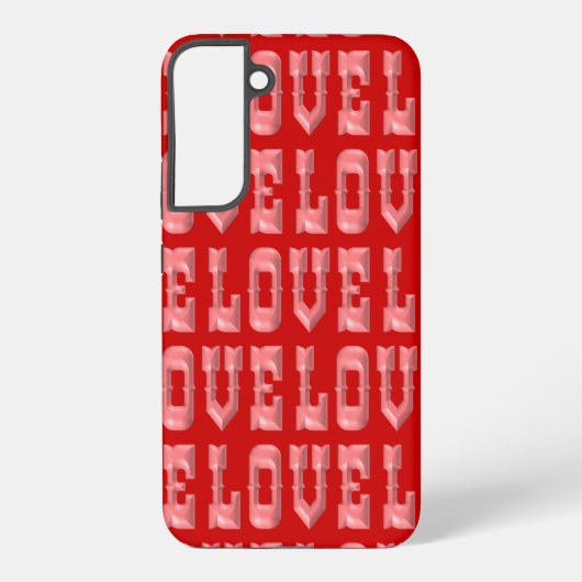 愛 SAMSUNG GALAXYケース (裏面)