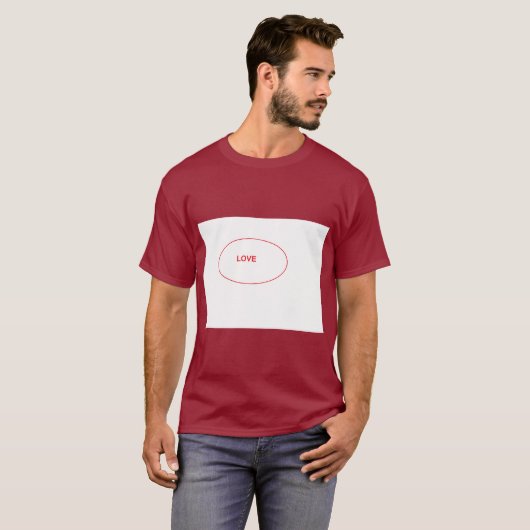 愛 Tシャツ (正面フル)