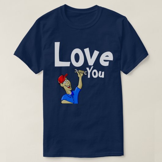 愛 Tシャツ (デザイン正面)