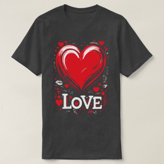 愛 Tシャツ (デザイン正面)