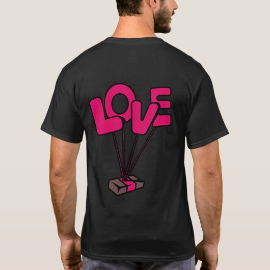 愛 Tシャツ (裏面)