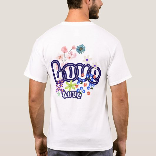 愛 Tシャツ (裏面)