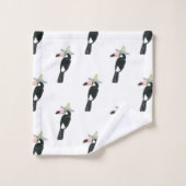 愛| Toucanソンブレロについてのタコスは バスタオルセット (ウォッシュタオル)