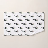 愛| Toucanソンブレロについてのタコスは バスタオルセット (ハンドタオル)