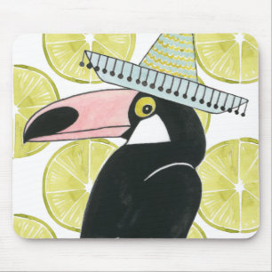 愛  Toucanソンブレロについてのタコスは マウスパッド