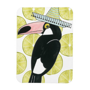 愛 Toucanソンブレロについてのタコスは マグネット