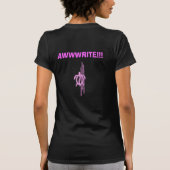 愛- WAHINEの版 Tシャツ (裏面)