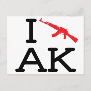 愛AK - AK47 - ポストカード