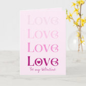 愛Be My Valentine Greeting Card カード (黄色い花)