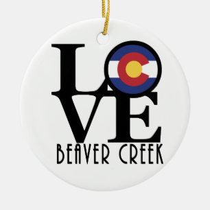 愛Beaver Creek CO セラミックオーナメント