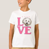 愛Bichon Frise Tシャツ (正面)