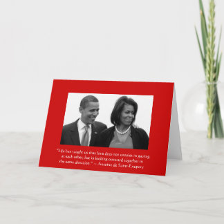 愛CARD/OBAMAのアントワーヌde聖者Exuperyの引用文 カード