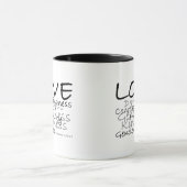 愛Colossians 3のマグ マグカップ (中央)