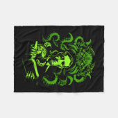 愛Cthulhu フリースブランケット (正面(横))