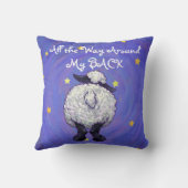 愛EWE頭と尾の羊 クッション (裏面)