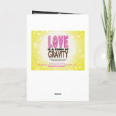 愛FEST カード (裏面)