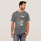 愛ICUナースライフ復活祭ヒョウメッシーブンステス Tシャツ (正面フル)