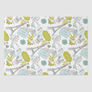 愛inパリパターン 薄葉紙