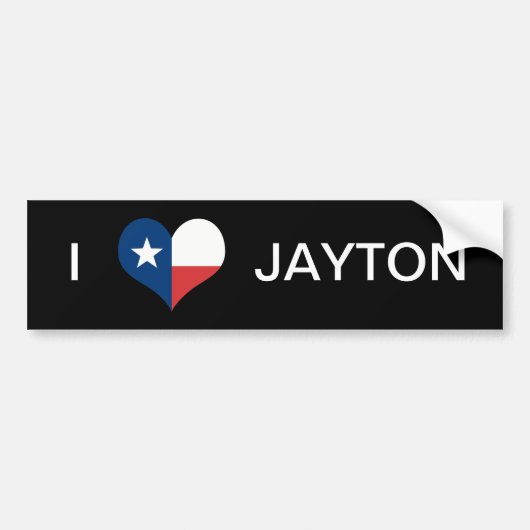 愛JAYTON バンパーステッカー (正面)