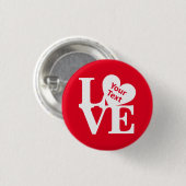 愛L.❤️.V.E.ハート[バレンタインだけではない] 缶バッジ (正面&裏面)