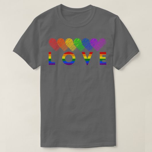愛LGBT2 Tシャツ (デザイン正面)
