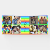 愛LGBTQIA+平等とプライド集会 横断幕 (横)