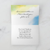 愛Likeイエス・キリスト教引用文聖句 カード (内部)