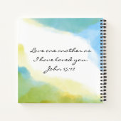 愛Likeイエス・キリスト教引用文聖句 ノートブック (裏面)