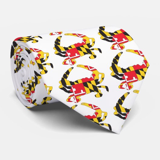 愛MDの旗のカニ ネクタイ (ロール)